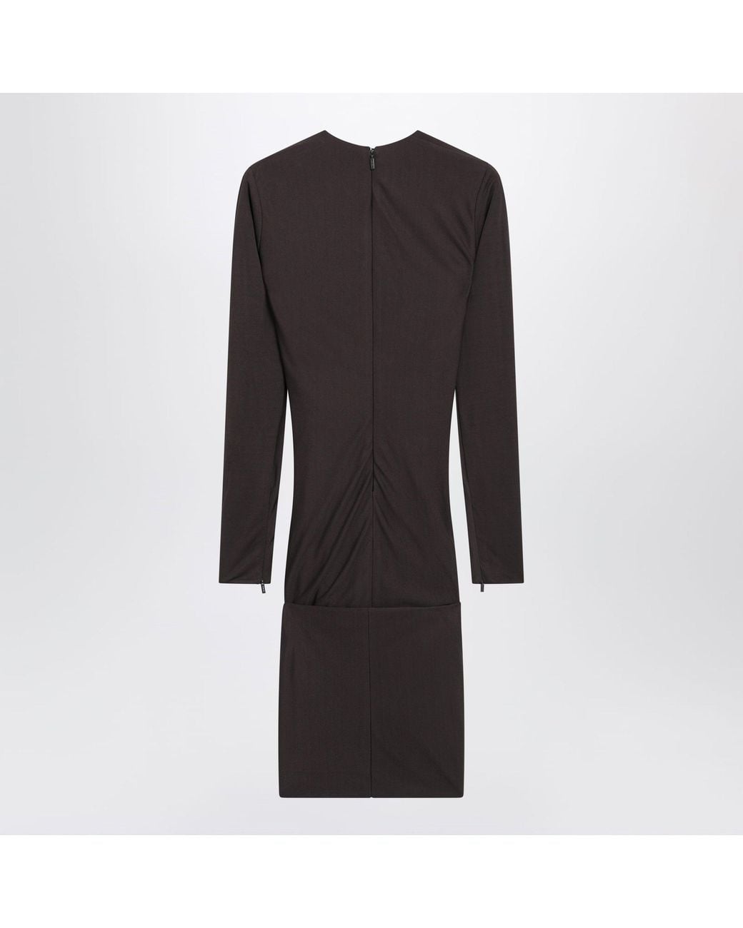 Jacquemus Black Draped Mini Dress