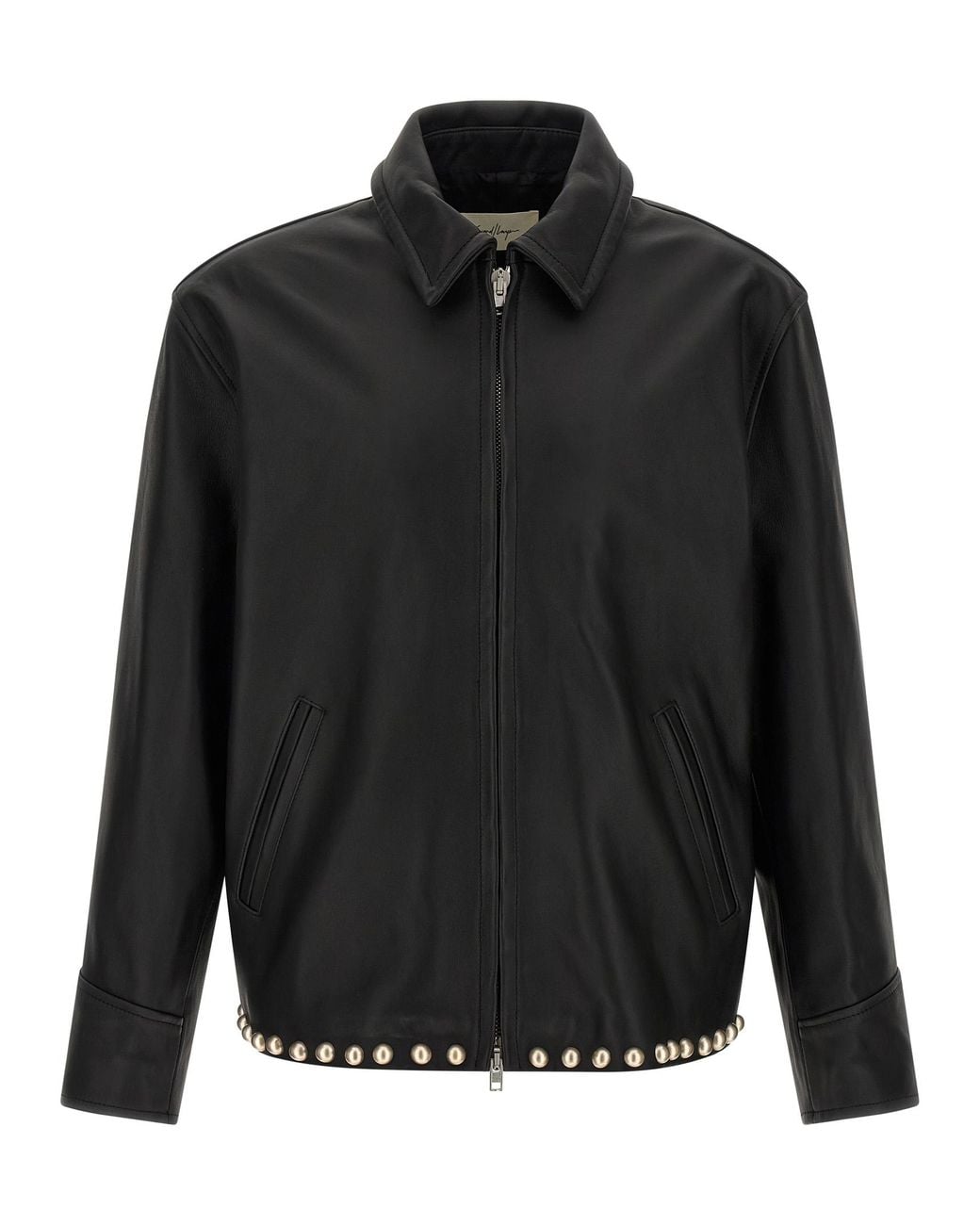 Second/Layer Black 'Rider' Jacket for men