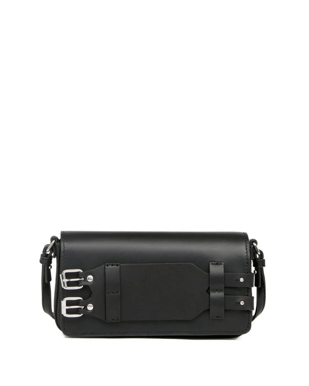 MM6 by Maison Margiela Black Bracelet Leather Handbag