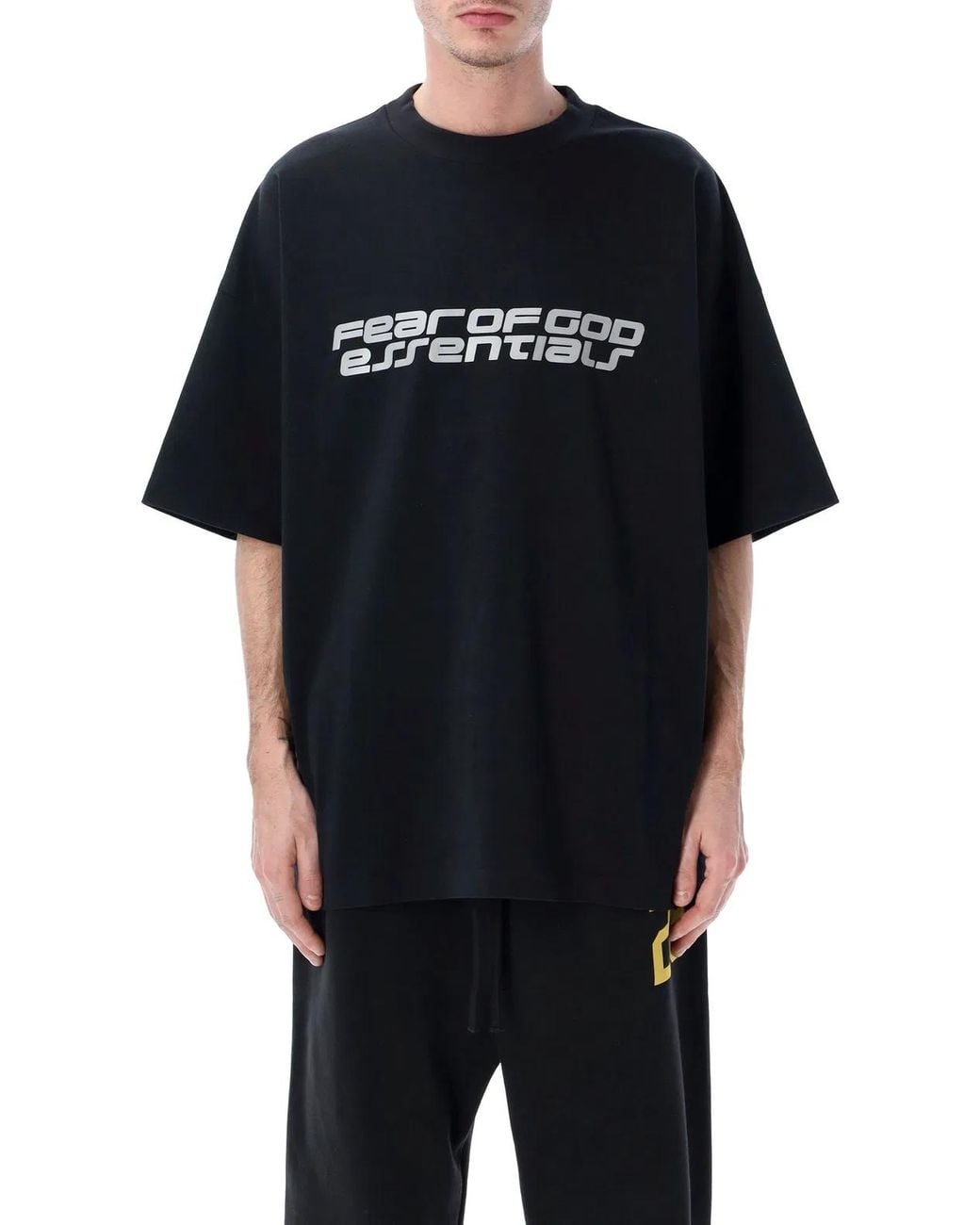Fear Of God Black 90S Ponte Tee for men