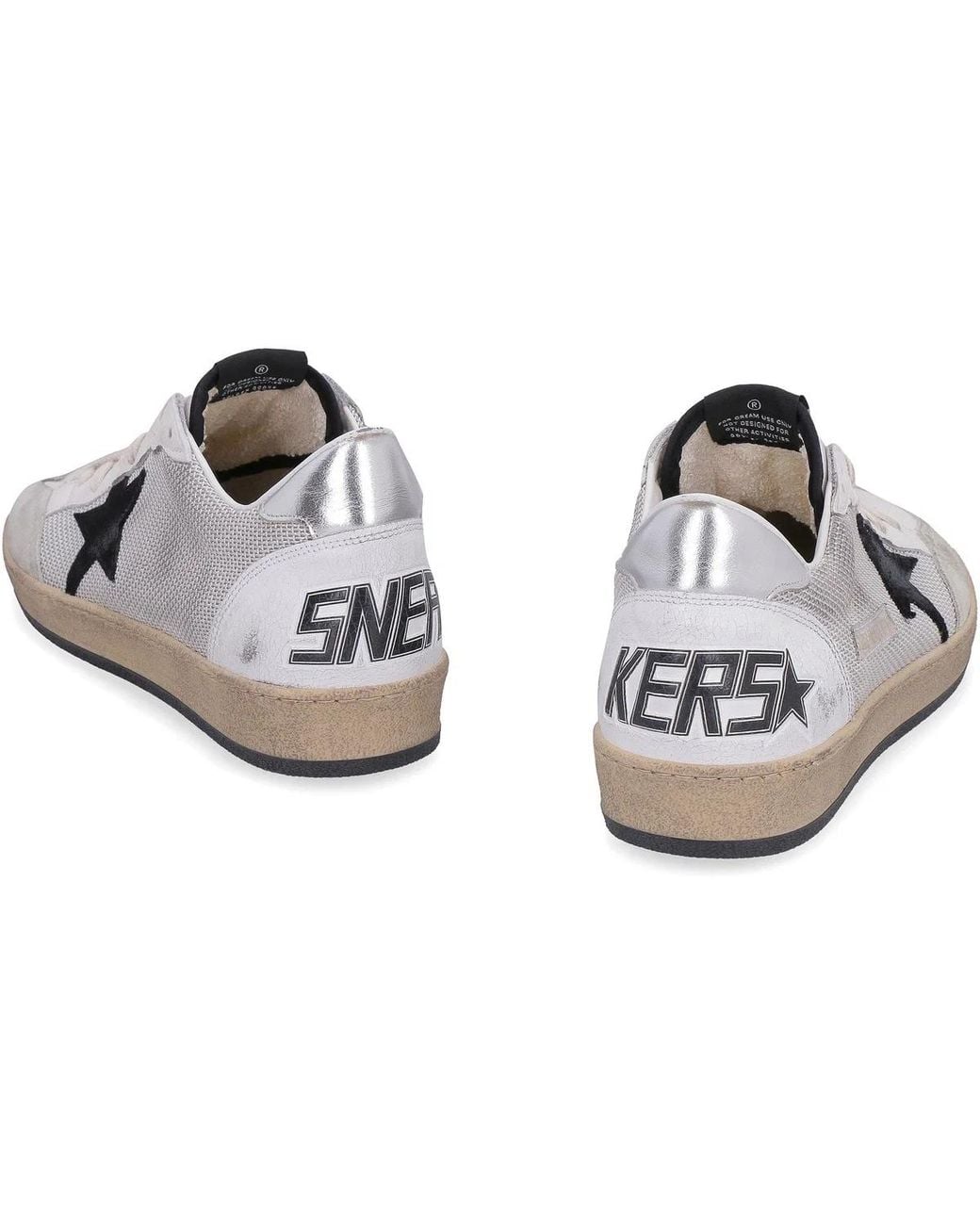 Golden Goose Deluxe Brand White Ball Star Low-Top Sneakers for men