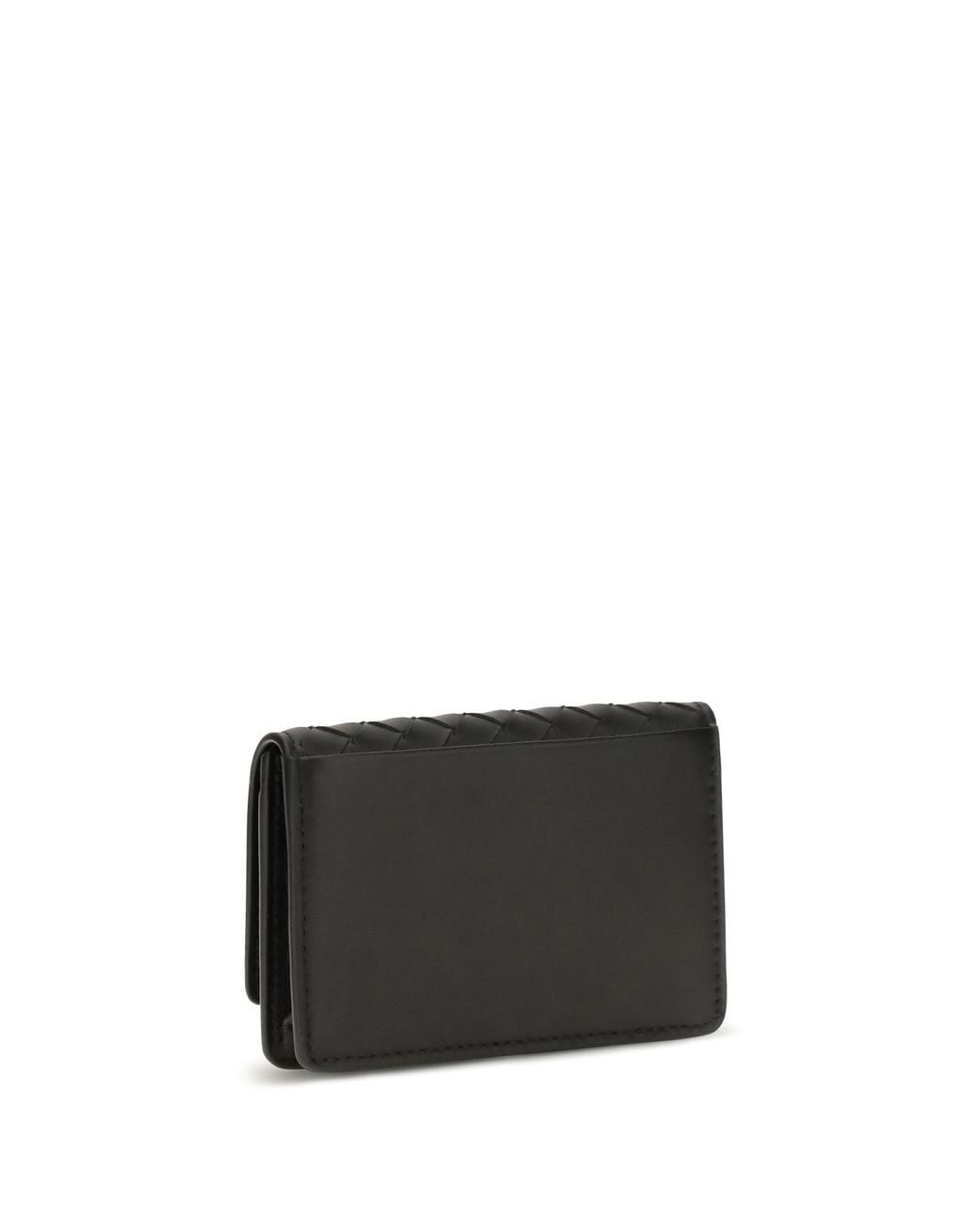 Bottega Veneta Gray Intrecciato Leather Wallet