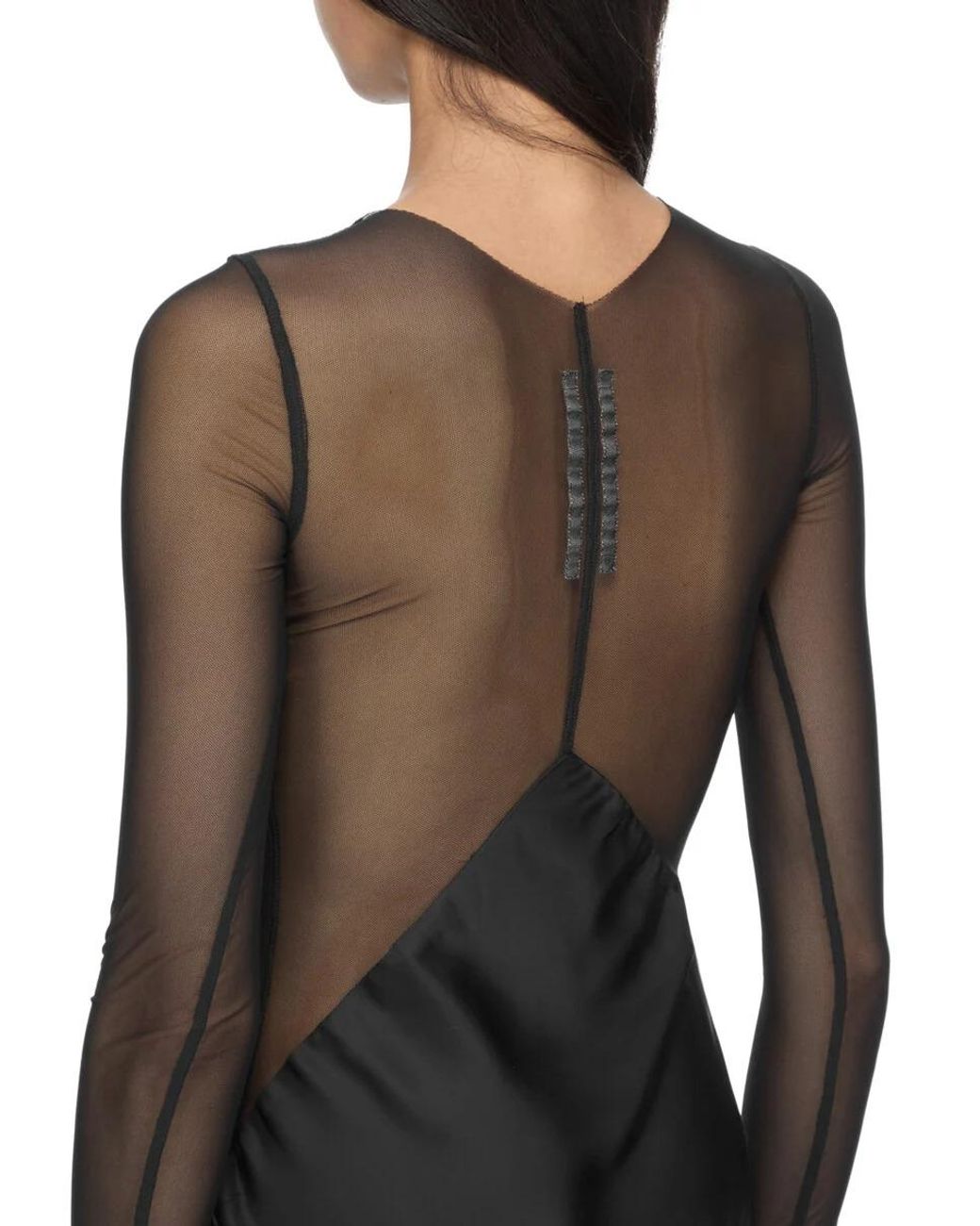 Rick Owens Black Combo Maxi Dress