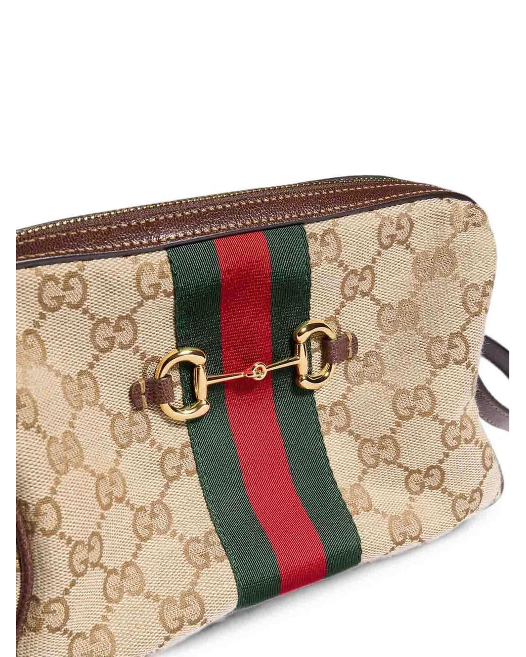 Gucci Natural Vintsand/Dkbro Handbag