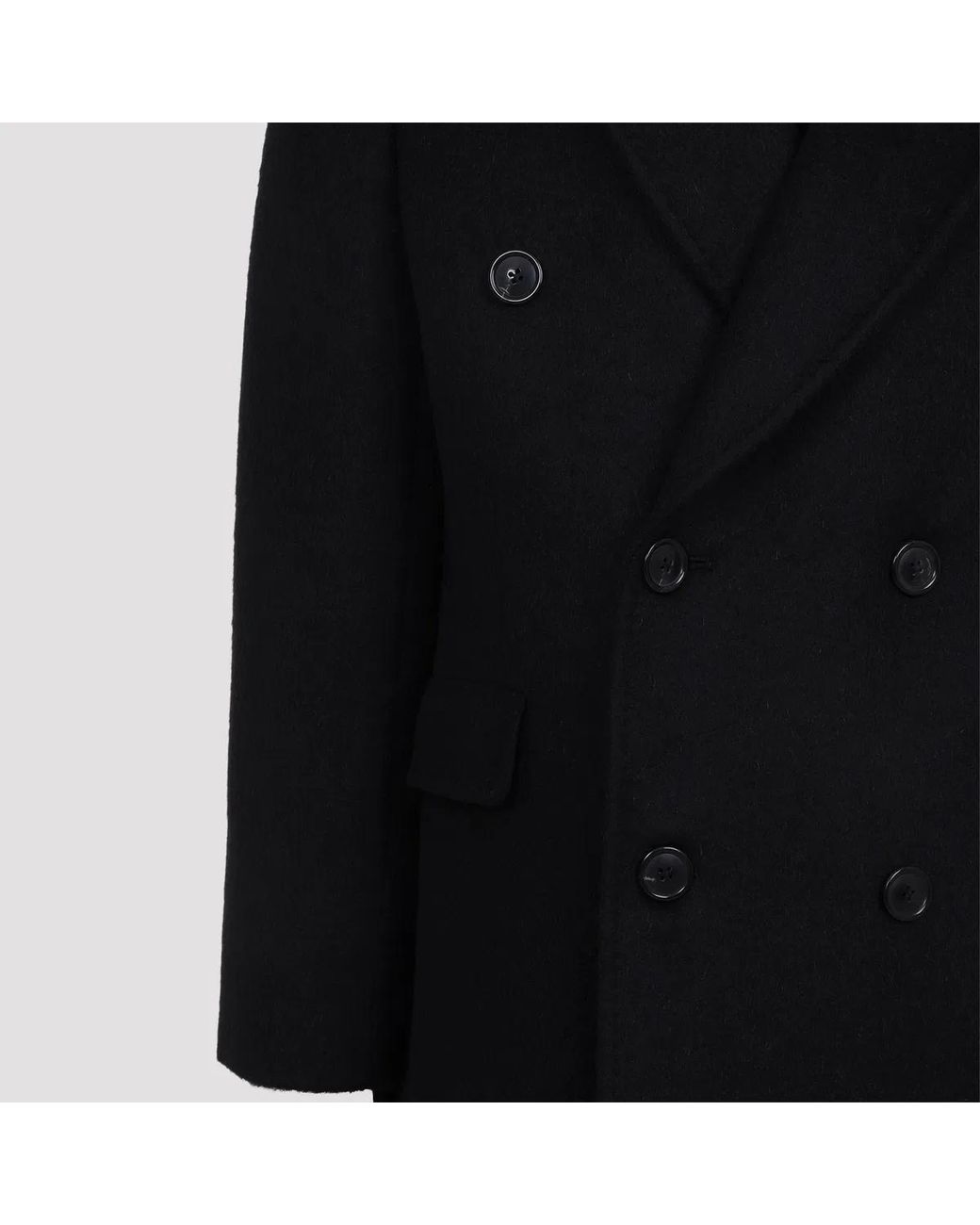 Our Legacy Black Whale Coat for men