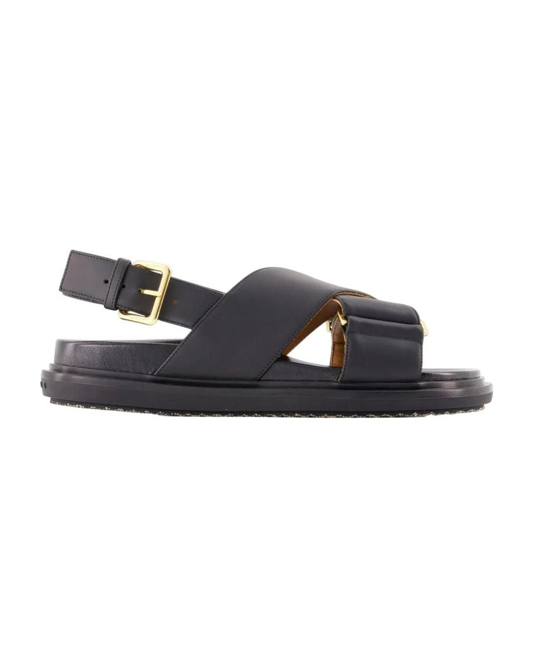 Marni Blue Fb Criscross Sandals
