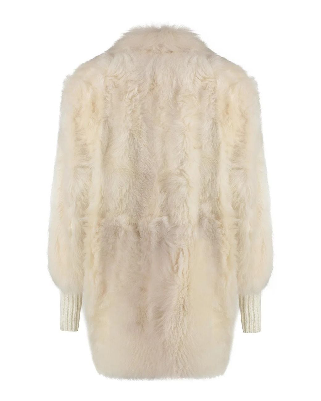 Fabiana Filippi Natural Shearling Overcoat