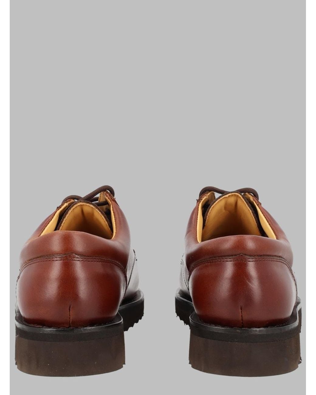 Paraboot Brown Stringata "Thiers" for men