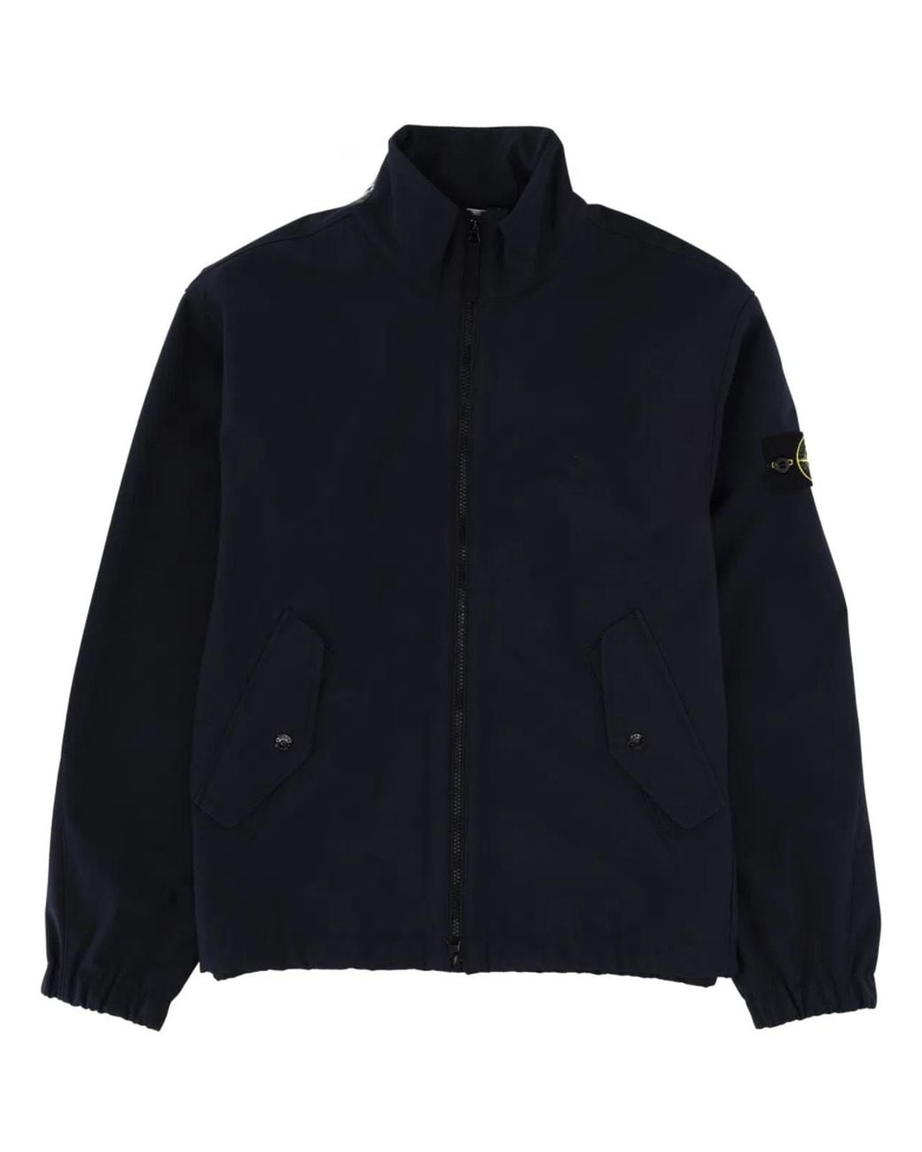 Stone Island Blue Stiff Collar Jacket for men