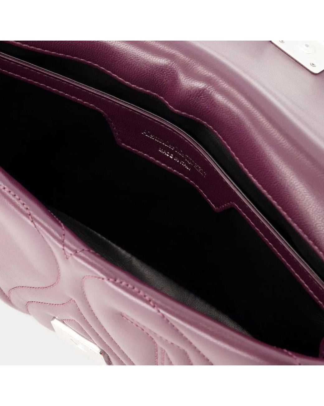 McQueen Purple The Seal Small Bag