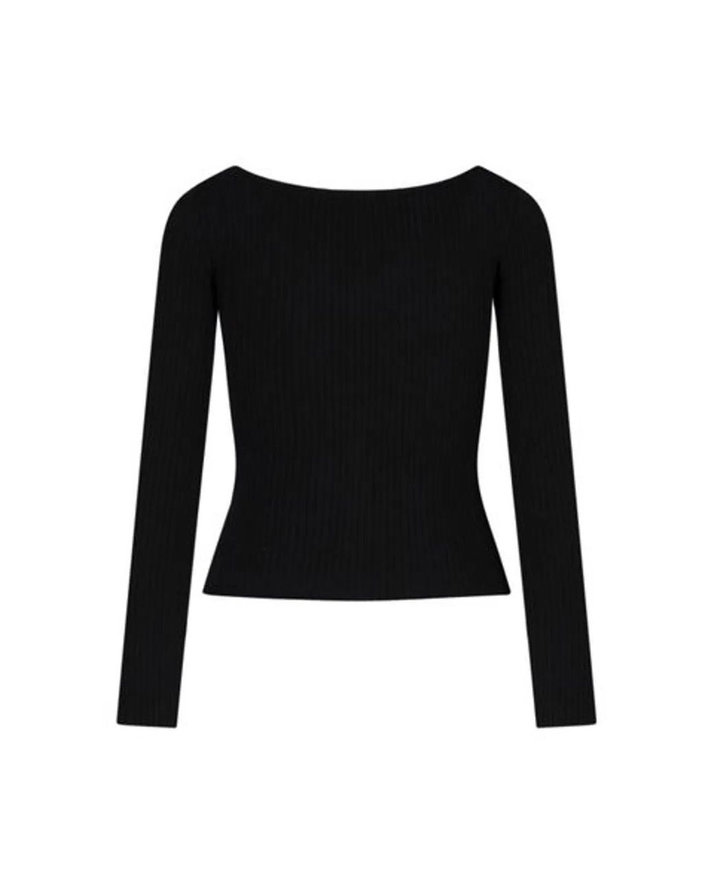 Courreges Black Courregès Raffia V Neck Jumper