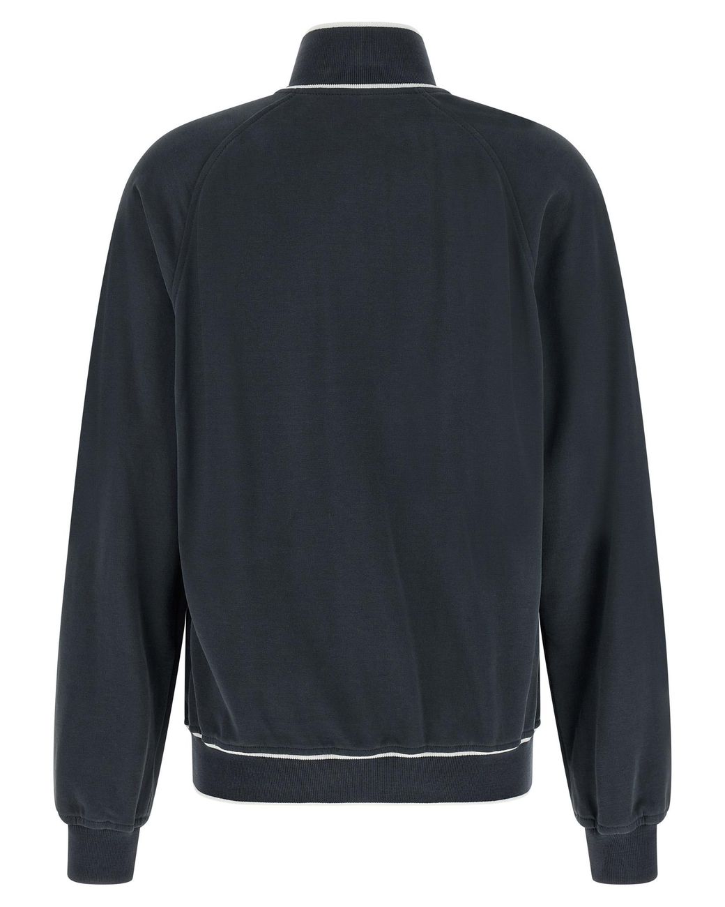Brunello Cucinelli Black Cotton Sweatshirt Clothing
