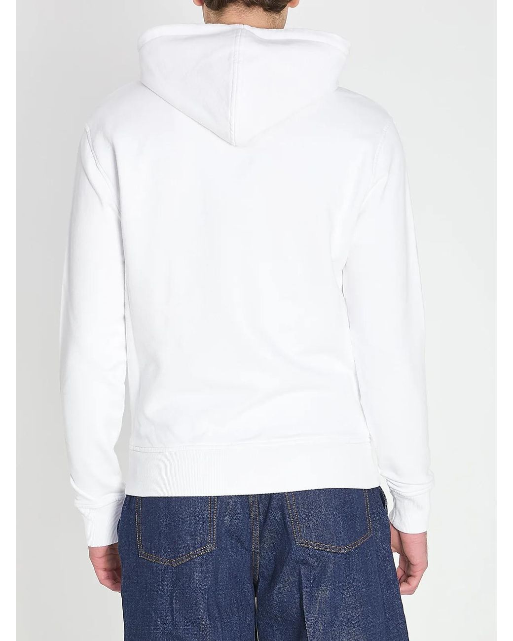 AMI White Ami De Coeur Hoodie for men