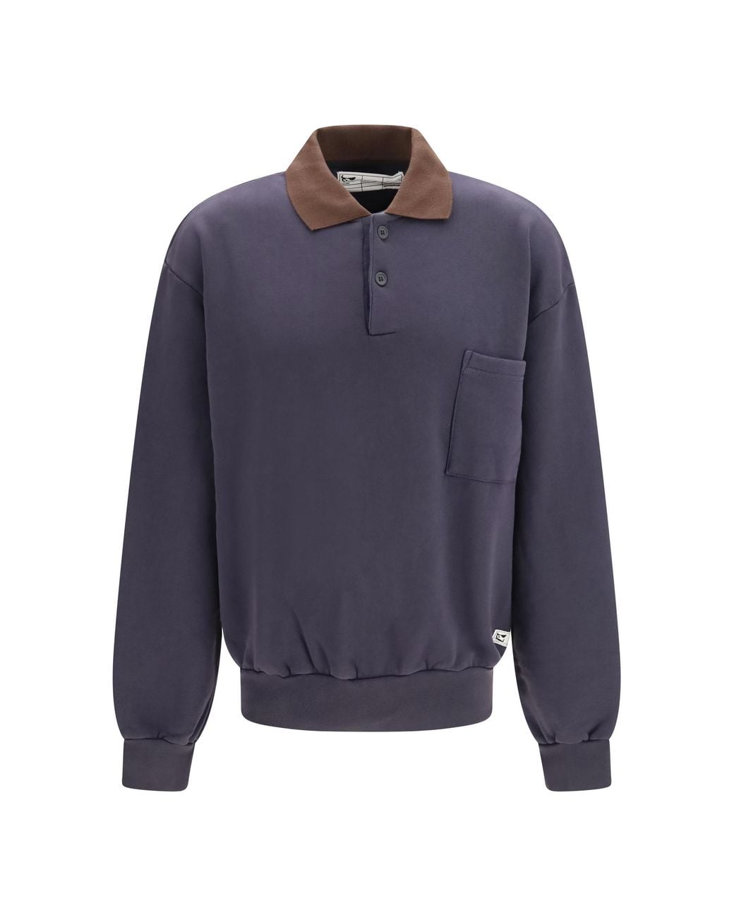 GR10K Blue Replicated 30001 Sweatshirt Polo Cotton Sweater for men