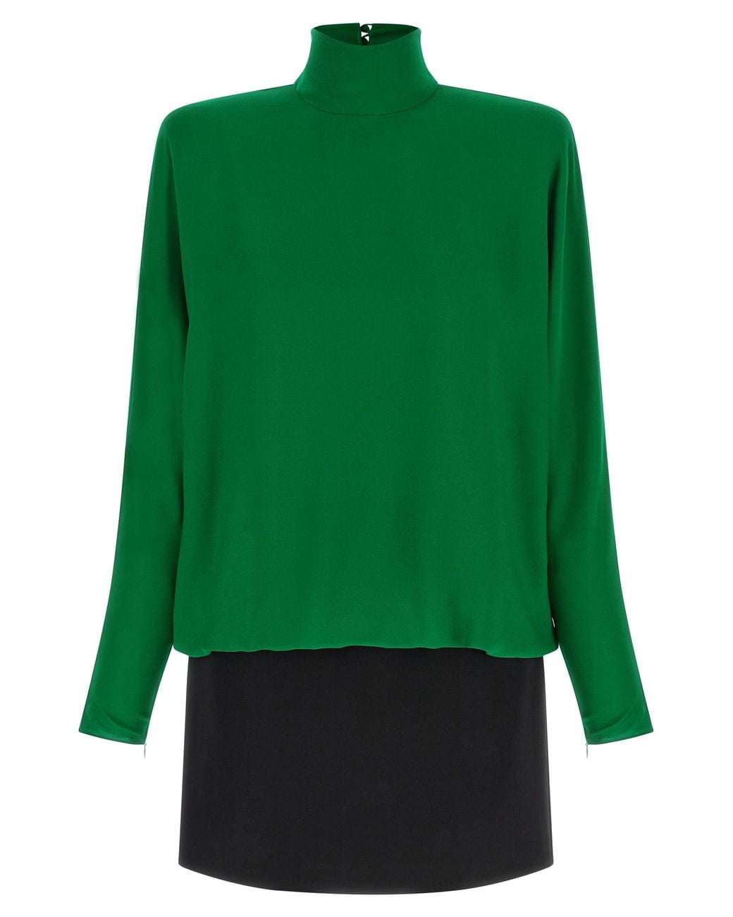 Valentino Garavani Green Georgette Dress