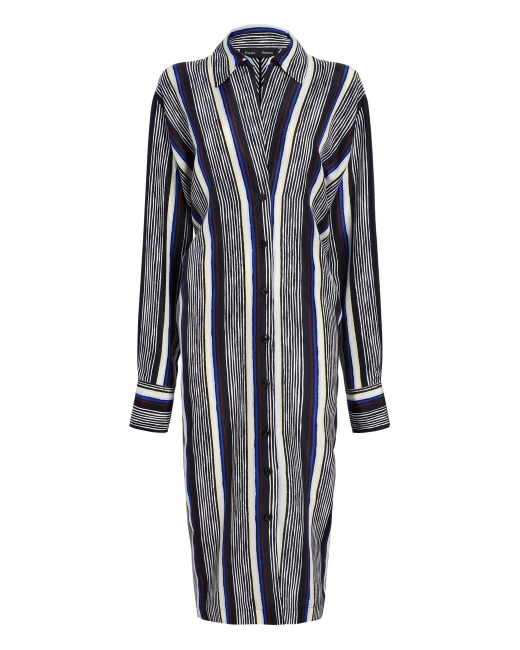 Proenza Schouler White Silk Amira Dress