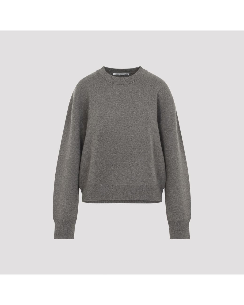 Studio Nicholson Gray Mouse Morina Crewneck Jumper