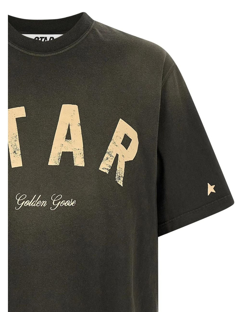 Golden Goose Deluxe Brand Black Logo T-Shirt