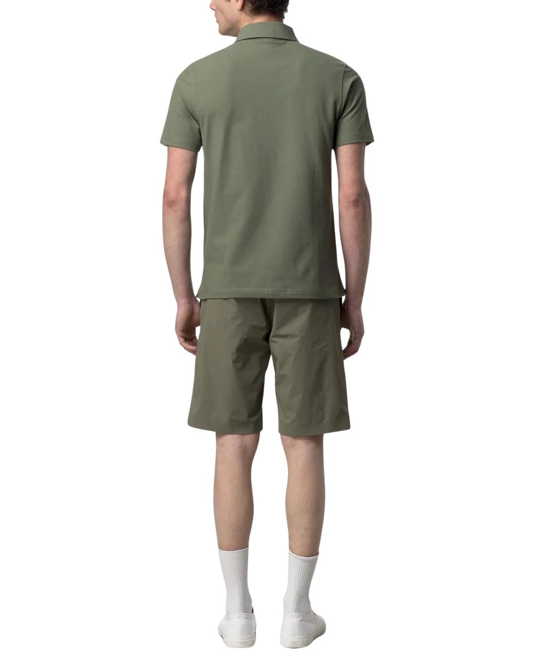 K-Way Gray Vincelle Ice Cotton Polo Shirt for men