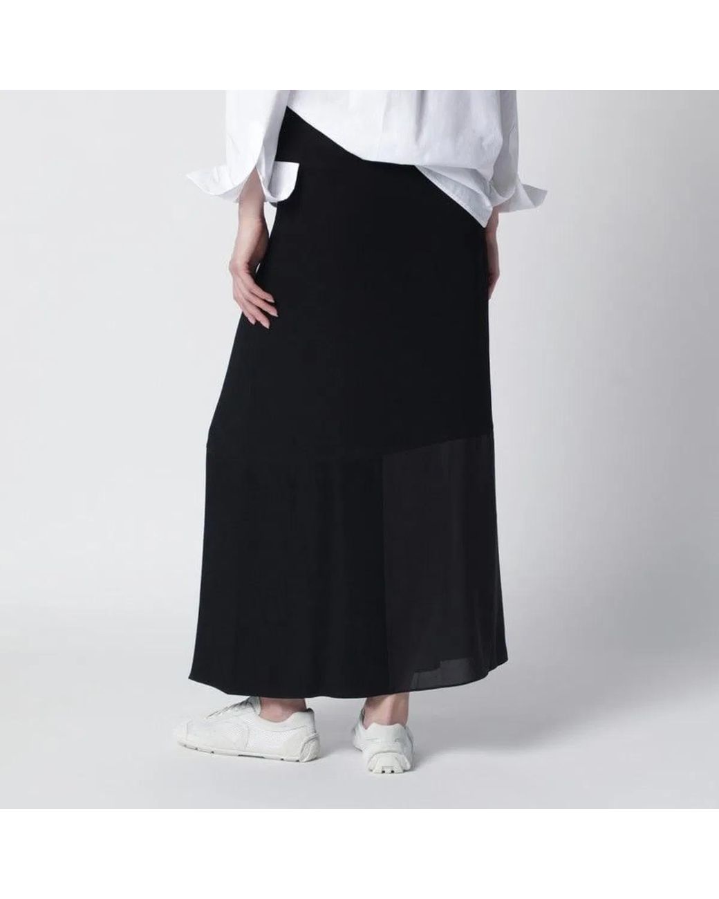 6397 Black Patchwork Skirt