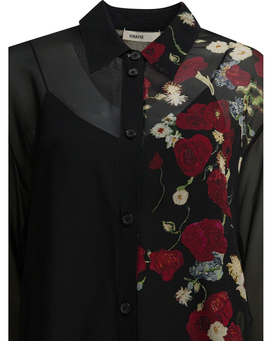 Khaite Black Silk Dress