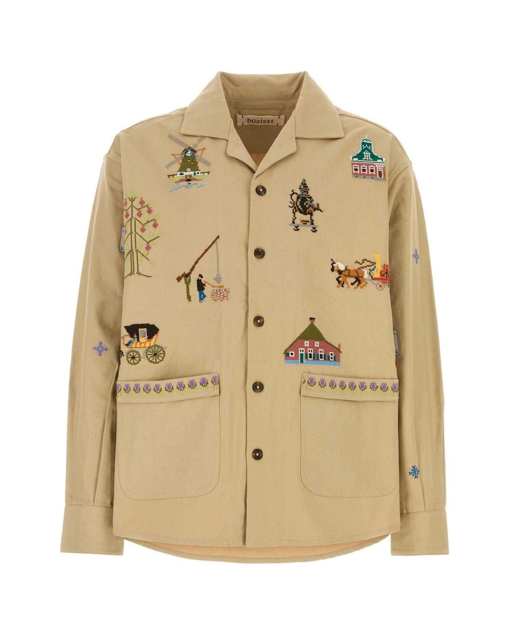 BAZISZT Natural Tusken Overshirt for men