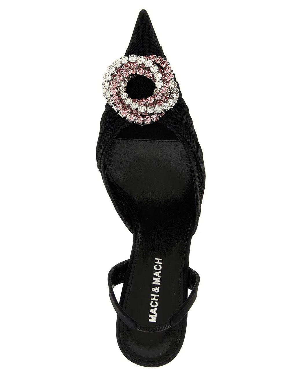 Mach & Mach Black 'Galaxy' Slingback