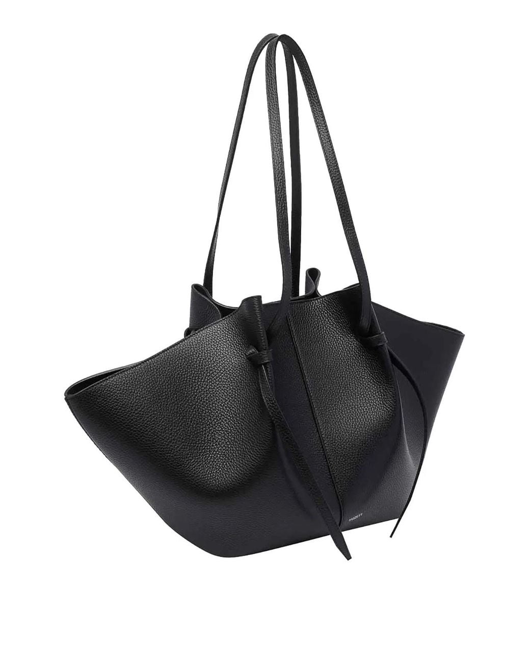 Yuzefi Black Large Mochi Shoulder Bag