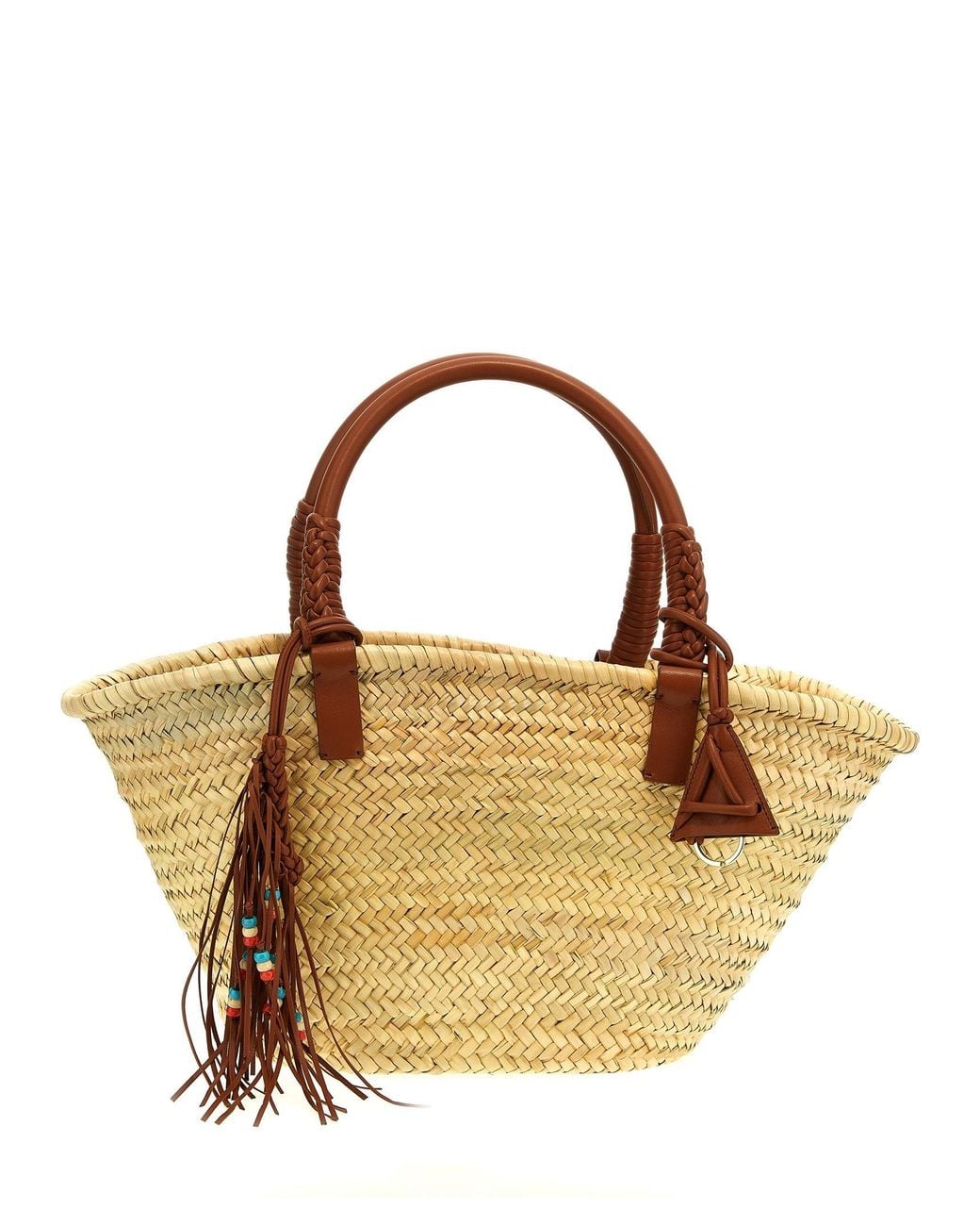 Alanui Metallic 'Icon Palm Leaf Big' Handbag