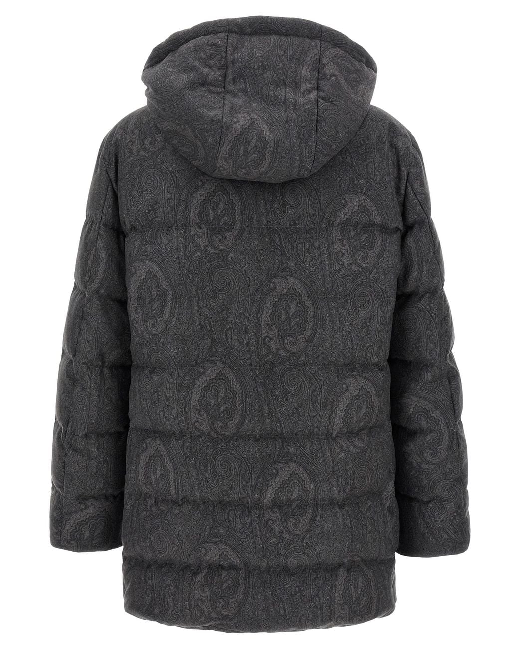 Etro Gray 'Arnica' Down Jacket for men
