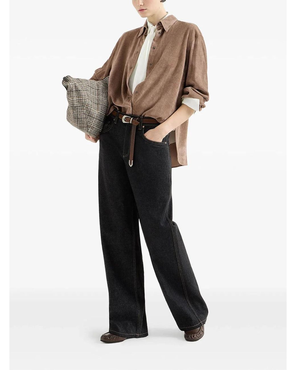 Brunello Cucinelli Blue Denim Pants