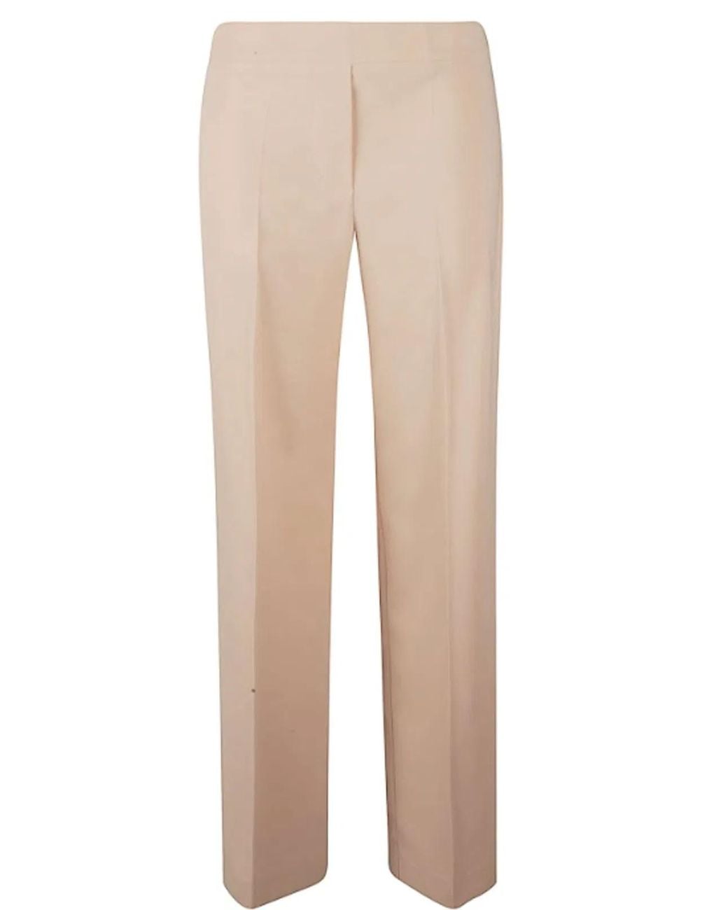 D.exterior Natural Central Pressed-Crease Trousers