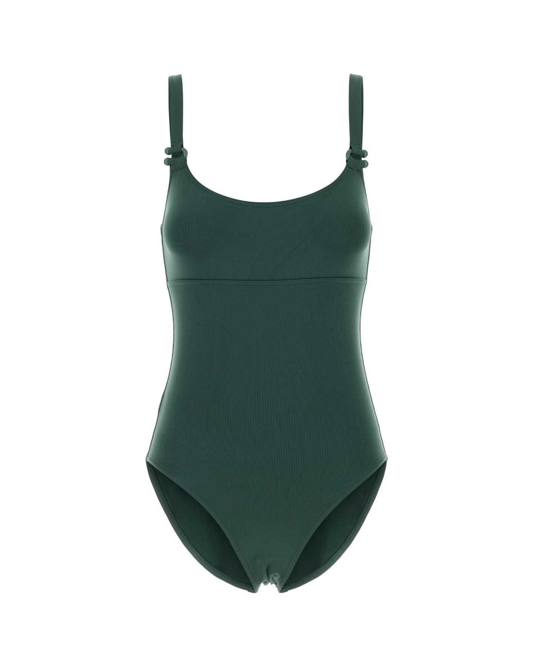 Eres Green Dark Stretch Nylon Inspiring Swimsuit