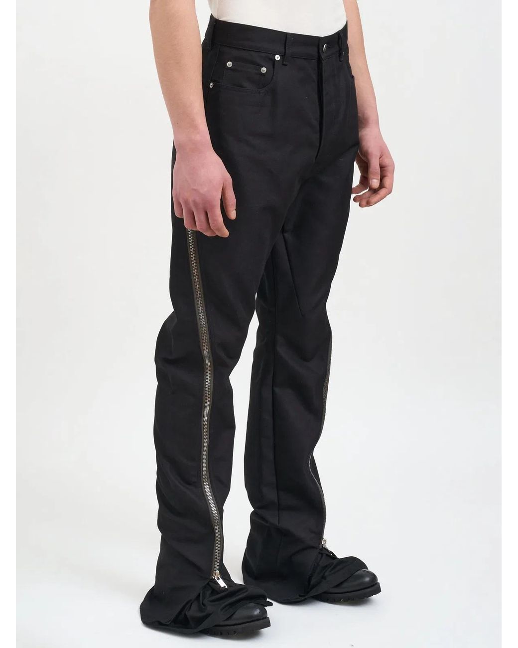 Rick Owens Black Pantaloni Bolan Banana for men
