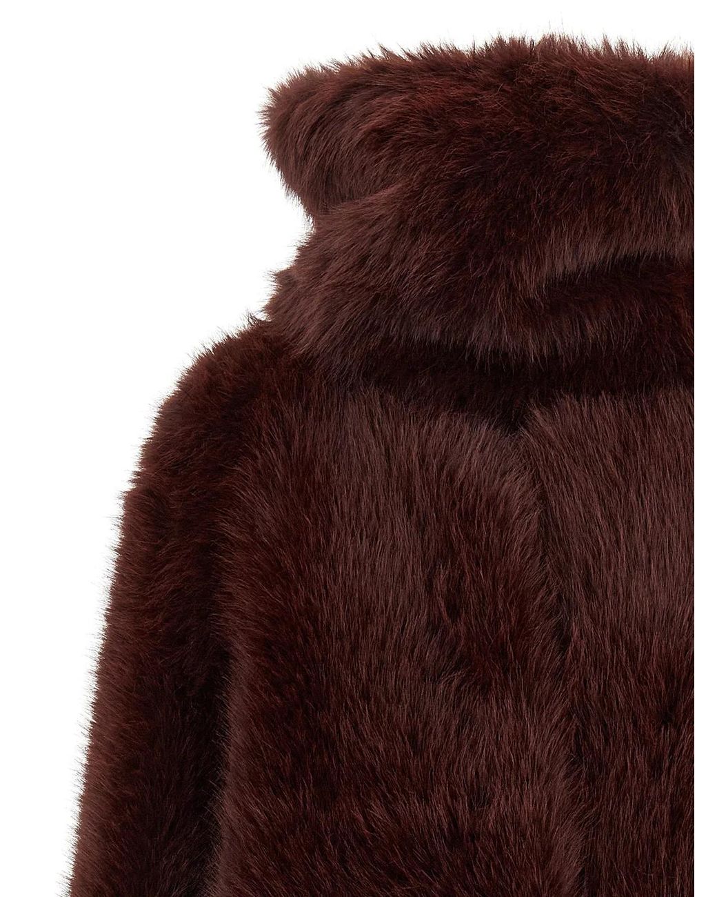BB COUTURE Red B&B Couture 'Biscuit' Eco Fur