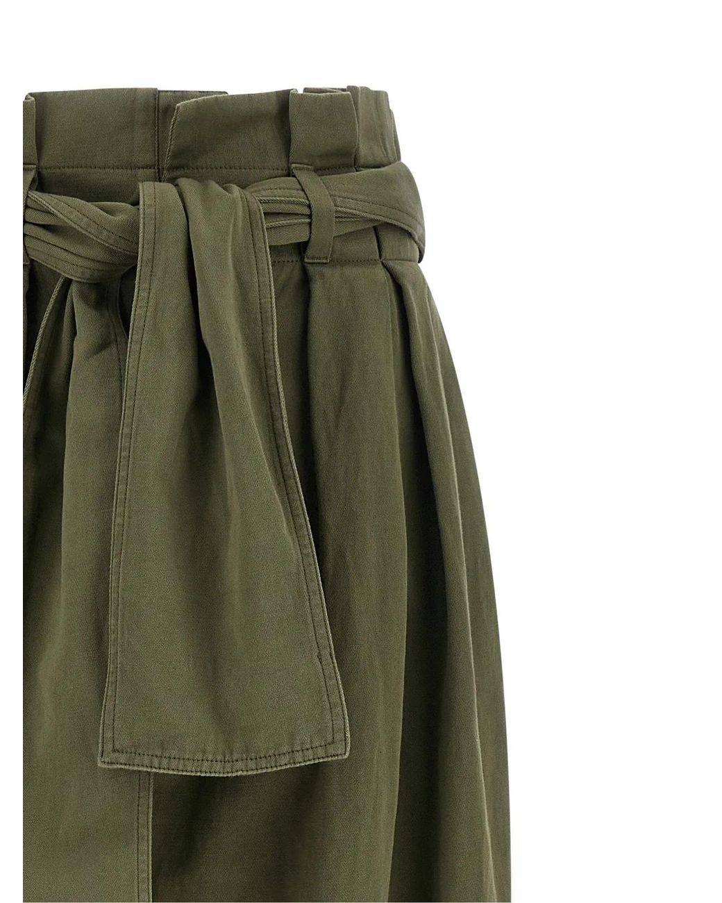 Balmain Green High Waist Pants