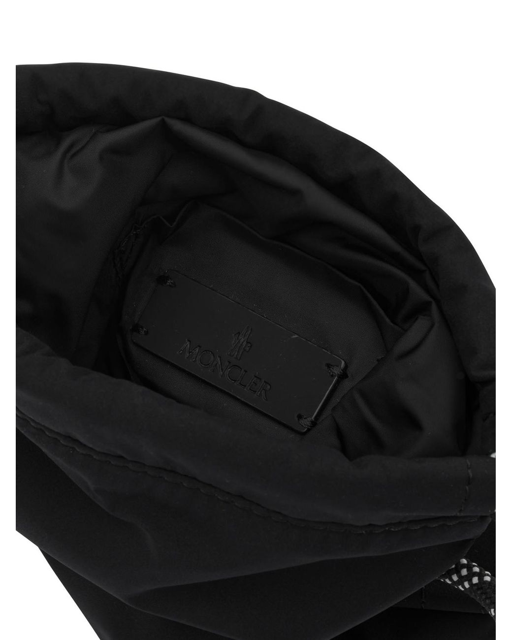 Moncler Black "Makaio" Small Shoulder Bag for men