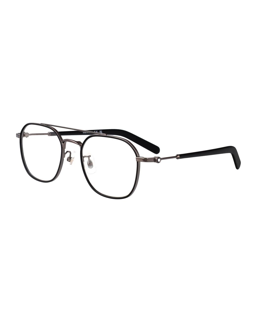 Montblanc Multicolor Ruthenium-Ruthenium-Transparent Metal Glasses
