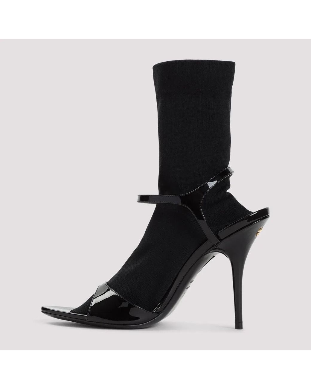 Balenciaga Black High Heel Sandals