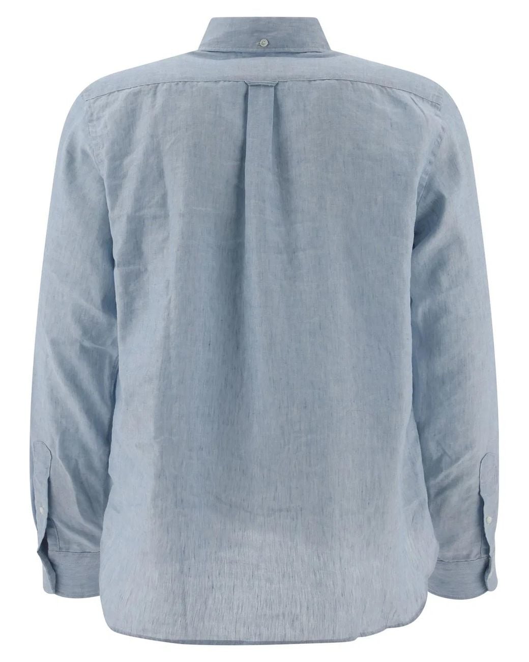 Beams Plus Blue Coolmax Casual Shirt for men