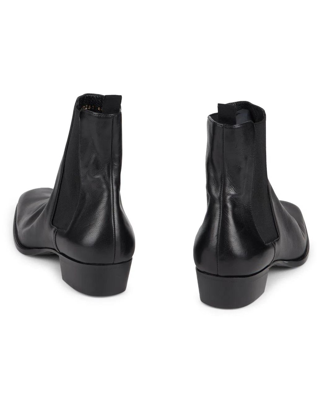 Saint Laurent Black Chelsea Boots for men