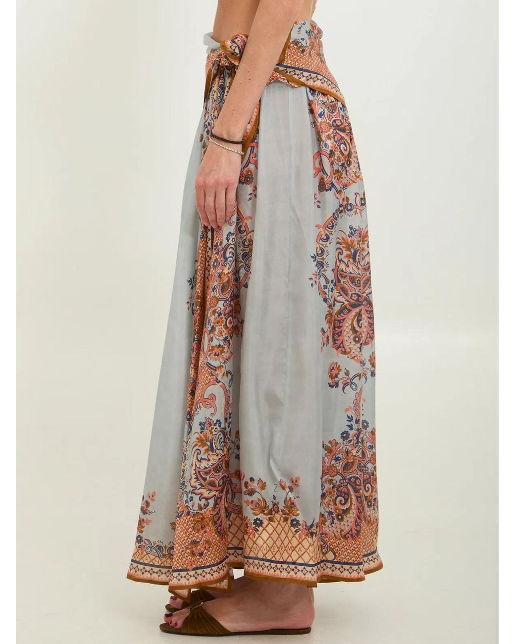 Zimmermann Multicolor Mahon Waisted Maxi Dress