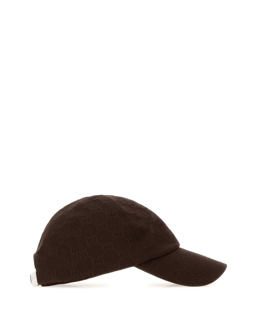 Gucci Brown Gg Jersey Baseball Cap