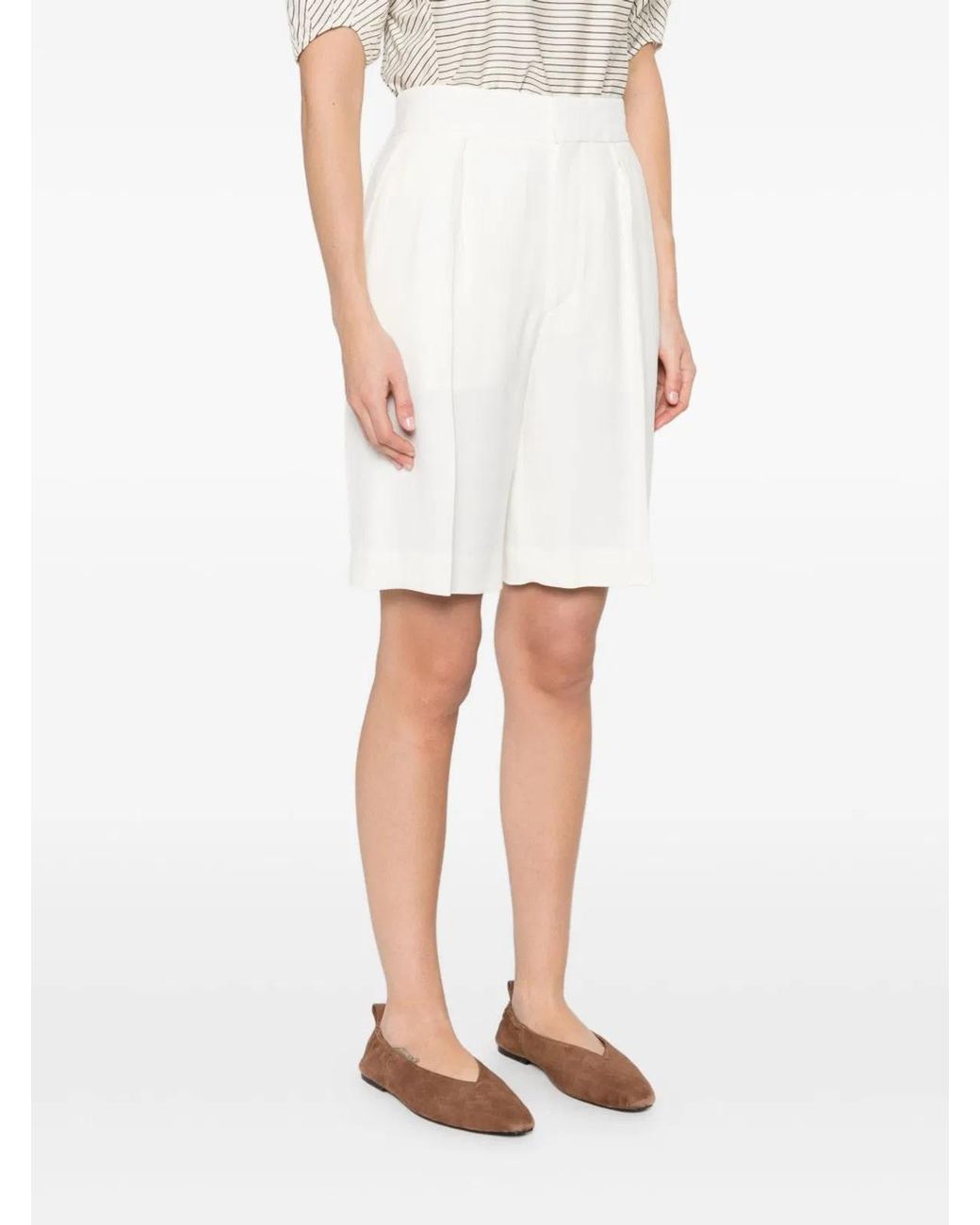 Victoria Beckham White Short Natural
