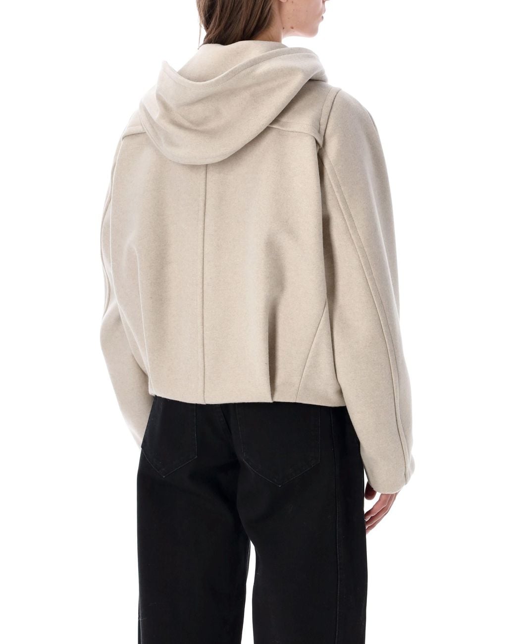 Isabel Marant Blue Trixie Hooded Wool-Cashmere Toggle Jacket