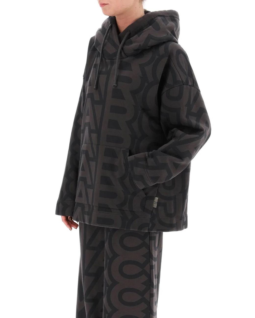 Marc Jacobs Black Monogram Logo Sweatshirt