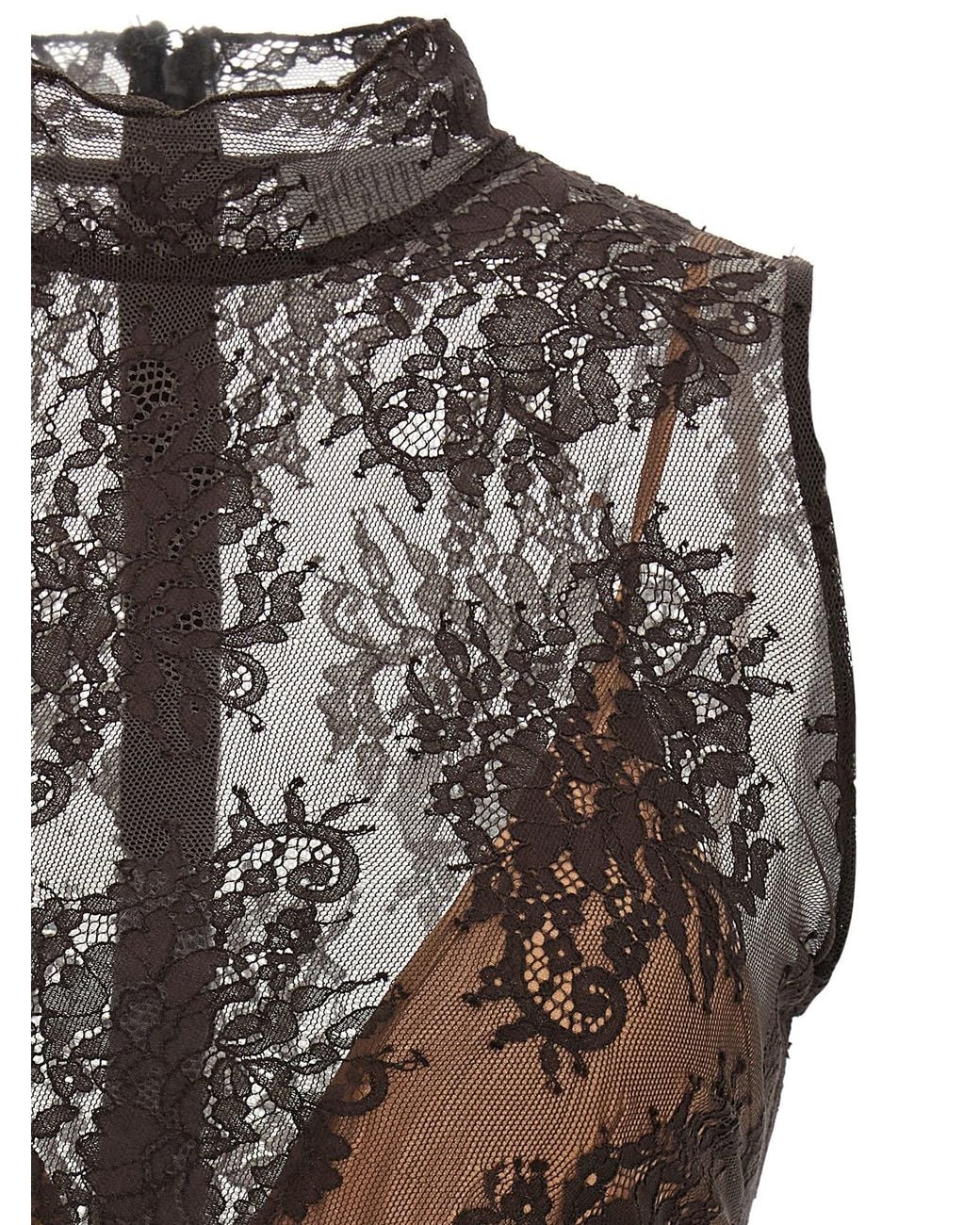 GIUSEPPE DI MORABITO Black Dress With Train