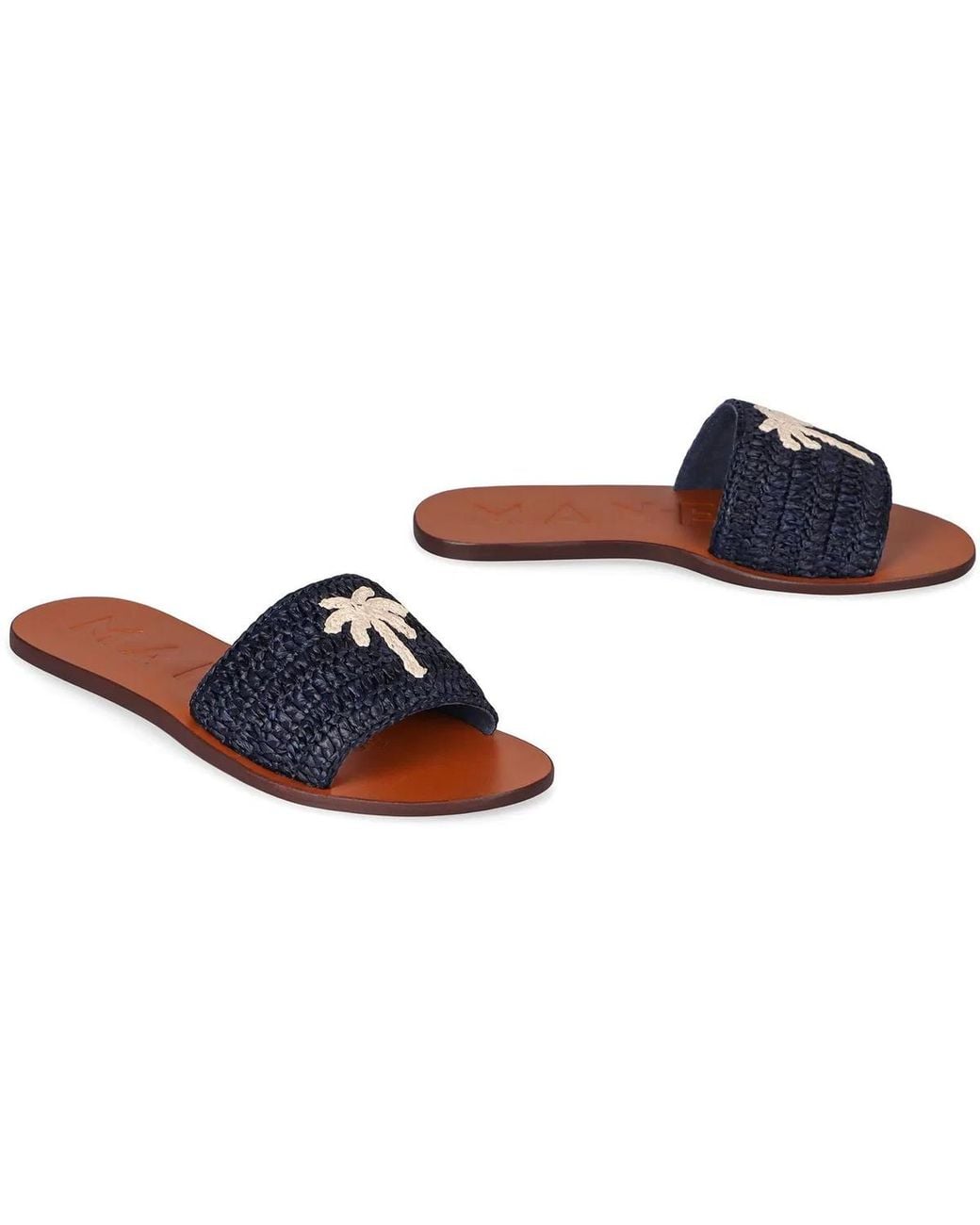 Manebí Blue Manebi Flat Sandals