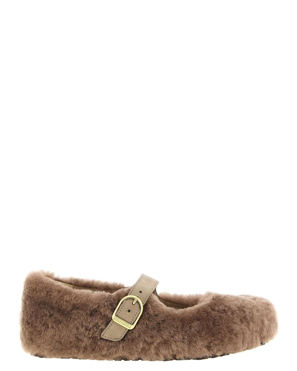 Birkenstock Brown 'Santa Clarita' Ballet Flats