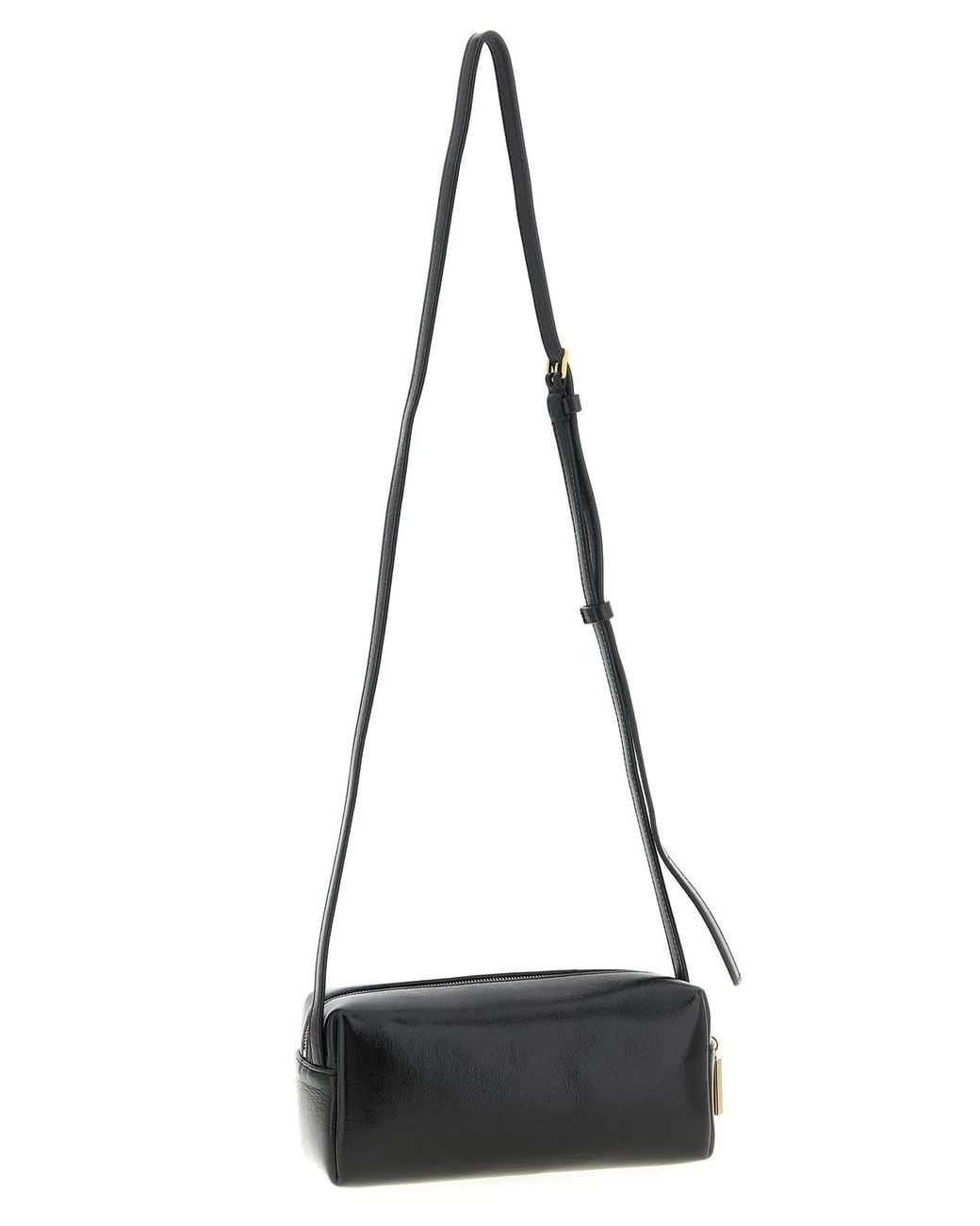 Khaite Black Calfskin Crossbody Bag